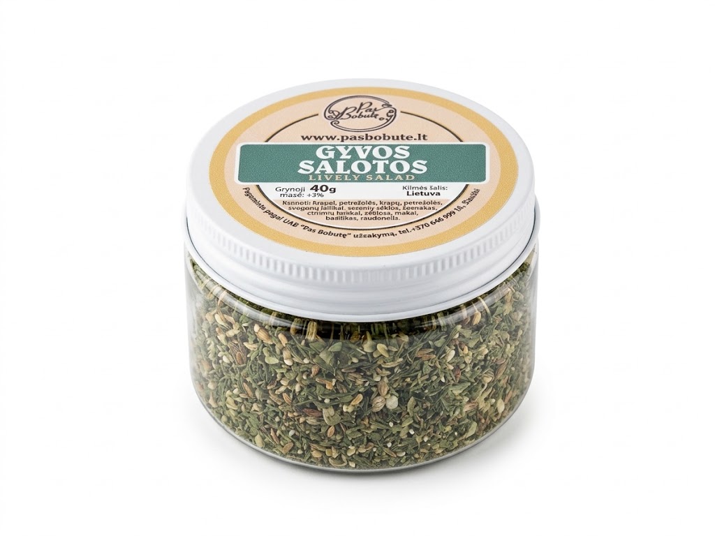 Prieskonių mišinys "Gyvos salotos"
