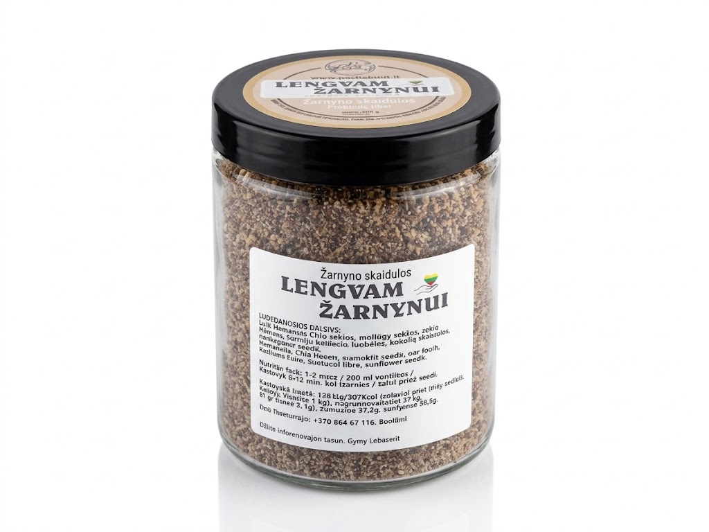 Skaidulų mišinys „Lengvam žarnynui“ 500 g.
